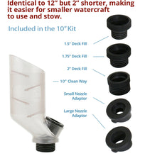 Clean Way Fuel Fill 10" Baffle Kit-- New Improved--Better Balanced